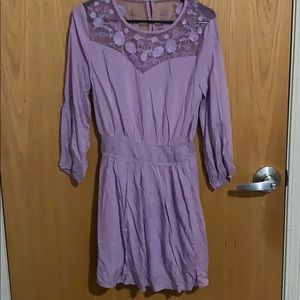Entro lavender lace dress size small